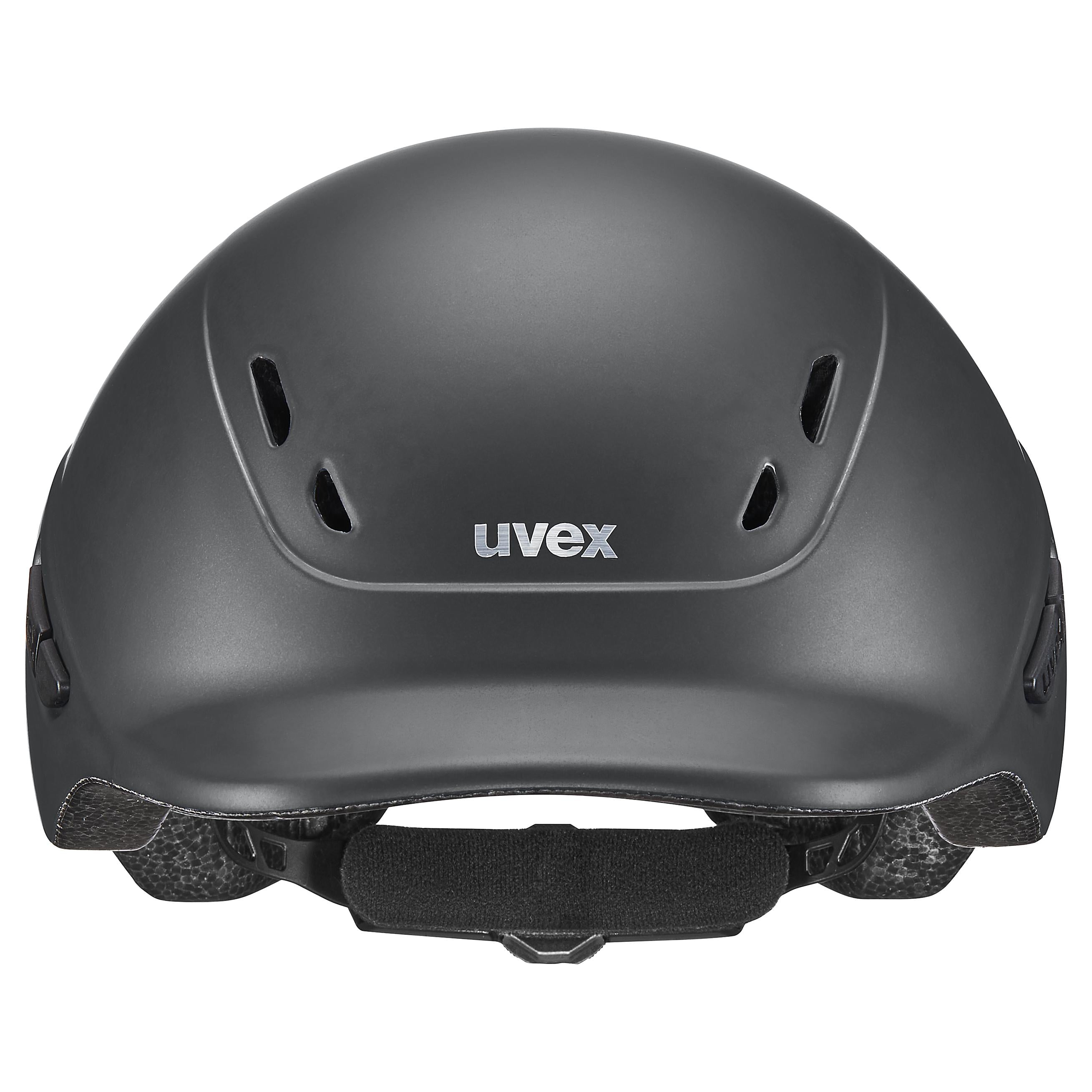Uvex - Happy Horse antracyt - Regulowany dziecięcy kask jeździecki rozmiar 49-54 cm