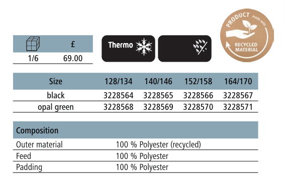 Covelliero Vattert Frakk - 128/134